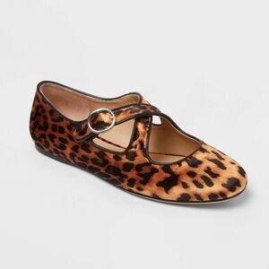 A New Day - Women's Tasmin Leopard Print Flats Size 7.5 Used Great Condition